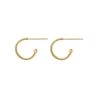 Spaghetti earrings 14k gold