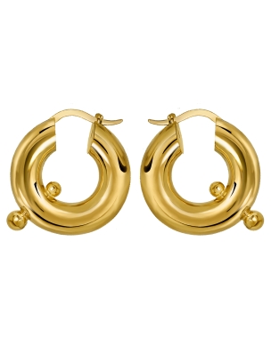 Ce earrings gold