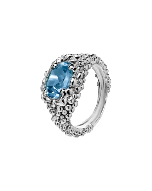 Waterfall ring silver