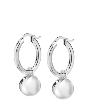 Just hoops earrings with kulka charms