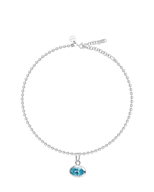 Dot necklace big with Space age charm
