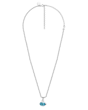 Dot necklace medium with Space age charm