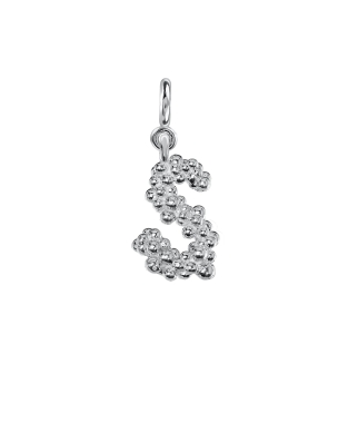 Letter S charm