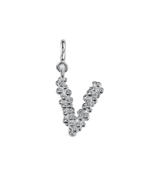 Letter V charm
