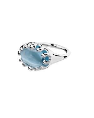 Miranda ring steel blue (limited edition)