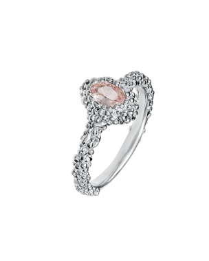 Peach ring silver
