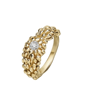 Melon ring 14k gold