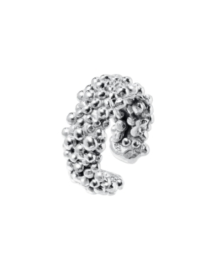 Champagne ear cuff silver
