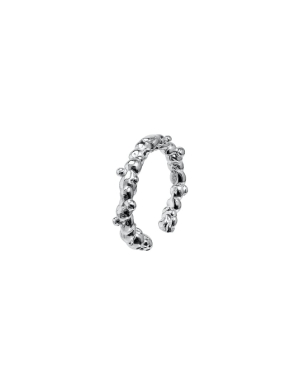 Sand ear cuff silver