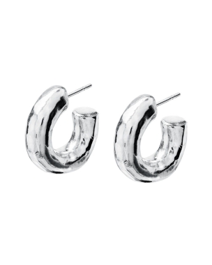 Hoops earrings silver