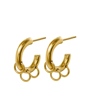 Lucky earrings gold