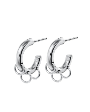 Lucky earrings silver