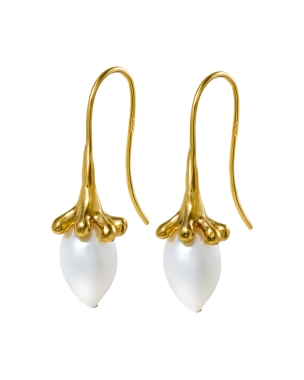 Poziomki earrings gold